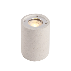 Φωτιστικό Τοίχου Arete GU10 IP65 Λευκό Τσιμέντο  | Aca Lighting | MK163130RW